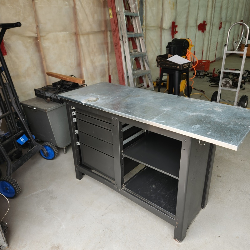 Craftsman 5 drawer 2 shelf work bench/Tool box  D-23