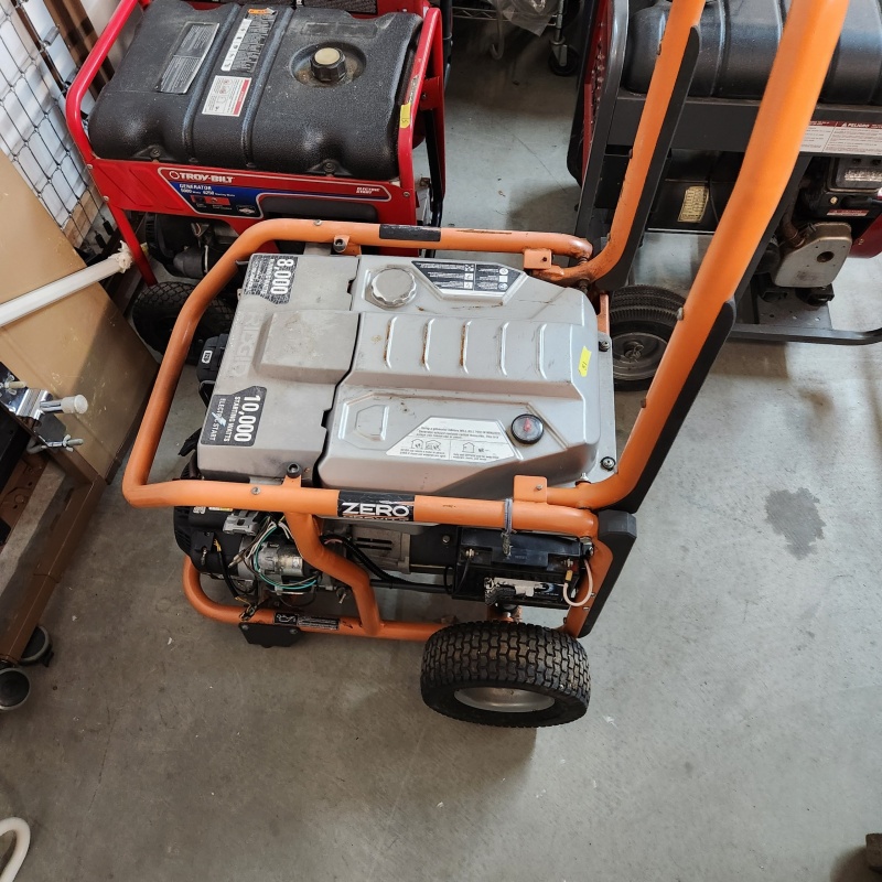 RIDGID Zero Gravity 10,000/ 8,000 Watt Electric Start Generator  51-2