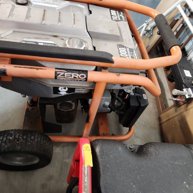 RIDGID Zero Gravity 10,000/ 8,000 Watt Electric Start Generator  51-2