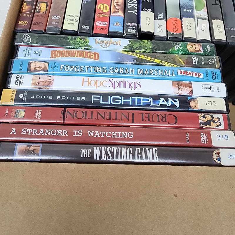 Box of DVDs 137-5