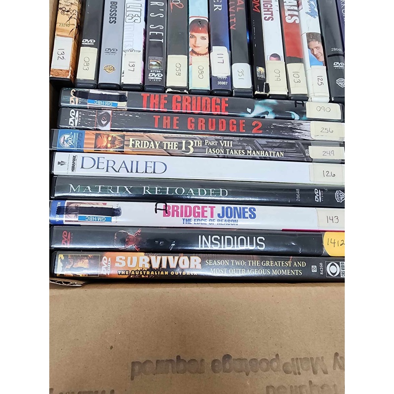 Box of DVDs 137-6