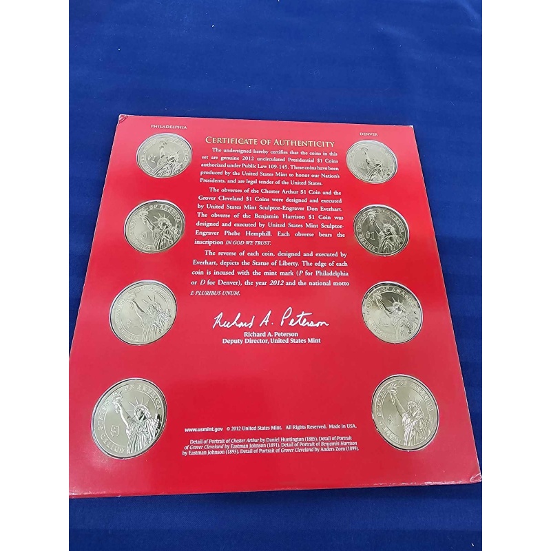 2012 Presidential coins.  K-26