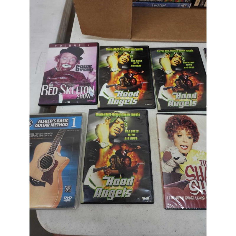 Box of DVDs 137-11