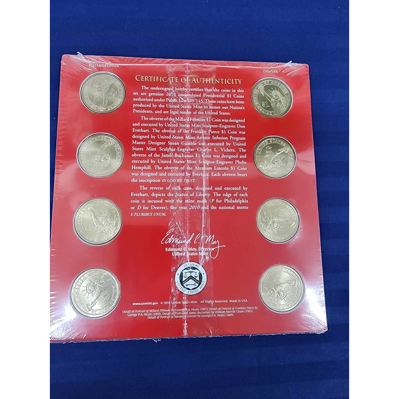 2010 Presidential coins.  K-24
