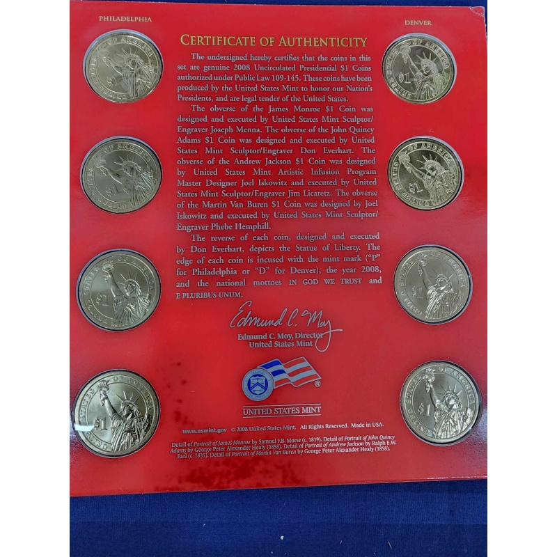 2008 Presidential coins.  K-22