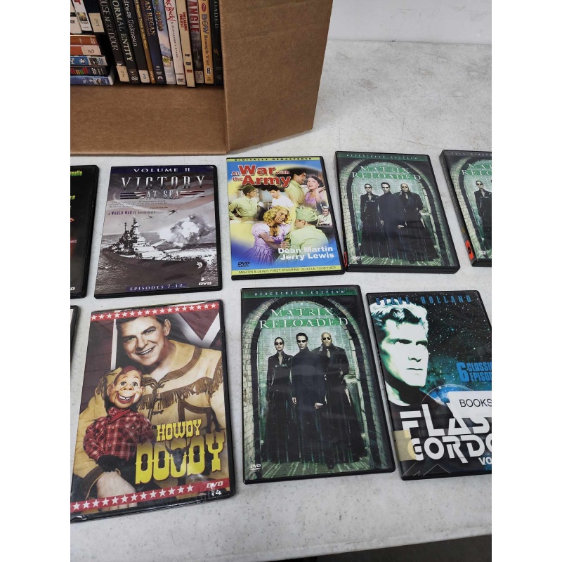 Box of DVDs 137-11