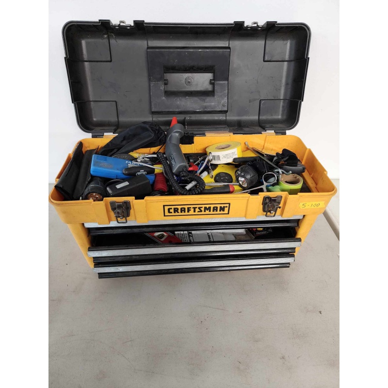 Craftsman Tool Box with Tools  5-100