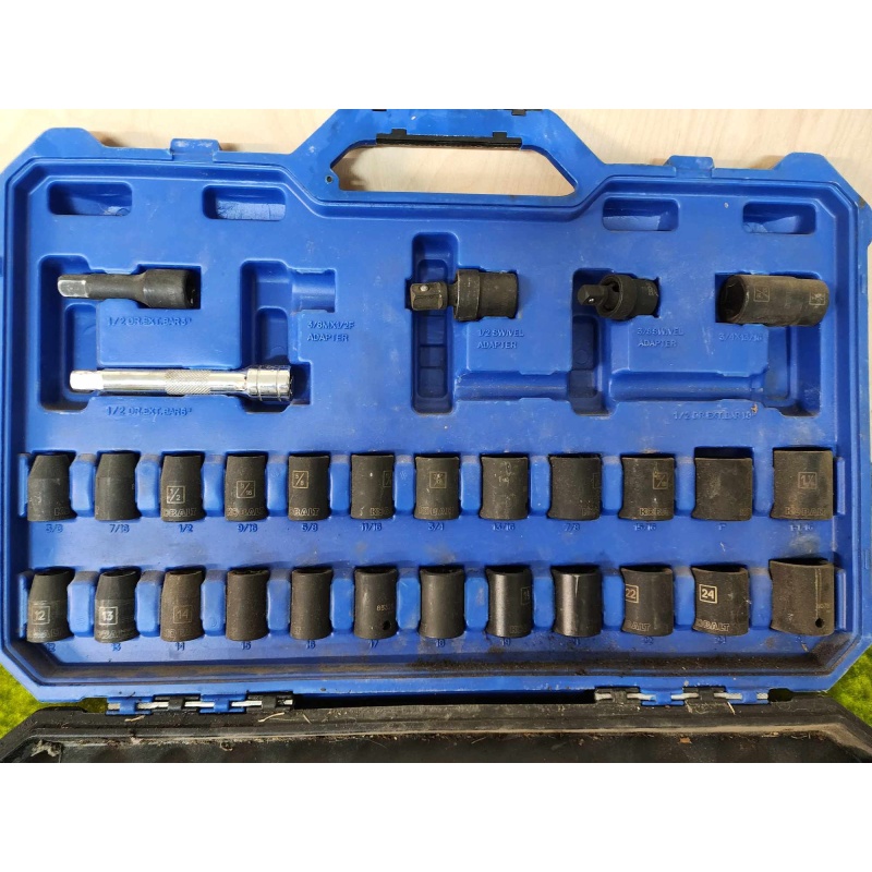 Kobalt impact socket set. 9-9