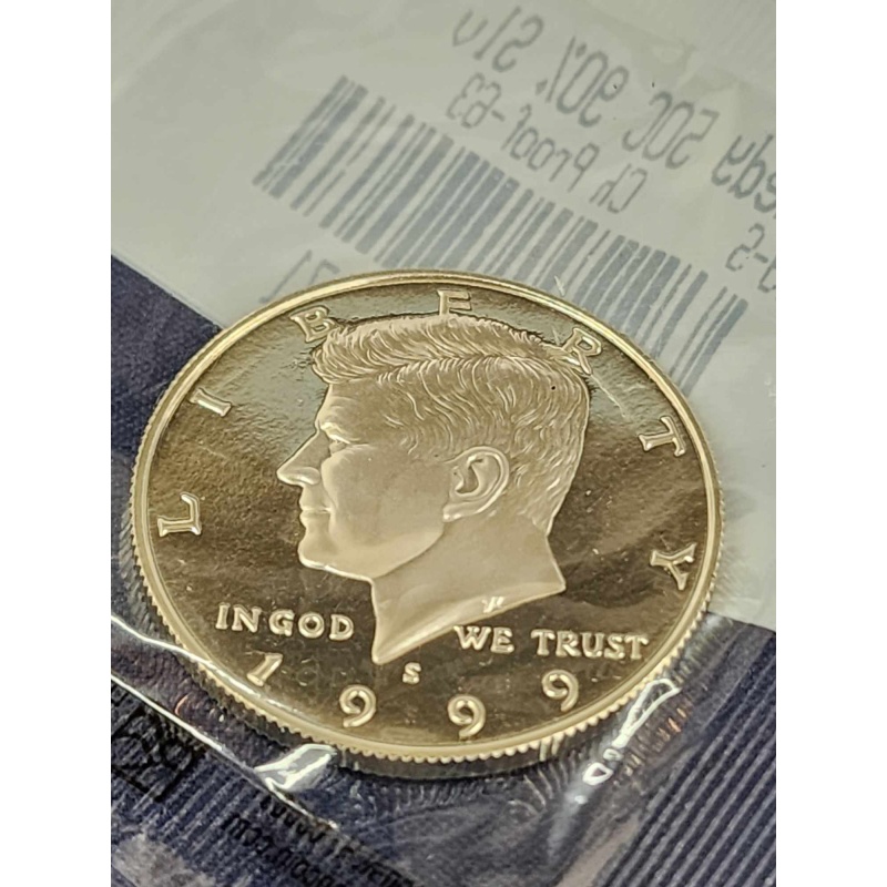 1999 Silver Kennedy Half Dollar ch proof o-22
