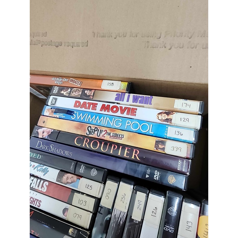 Box of DVDs 137-6