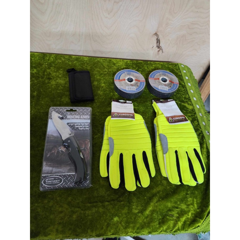 Knife + Gloves + Cutting Wheels 1-11