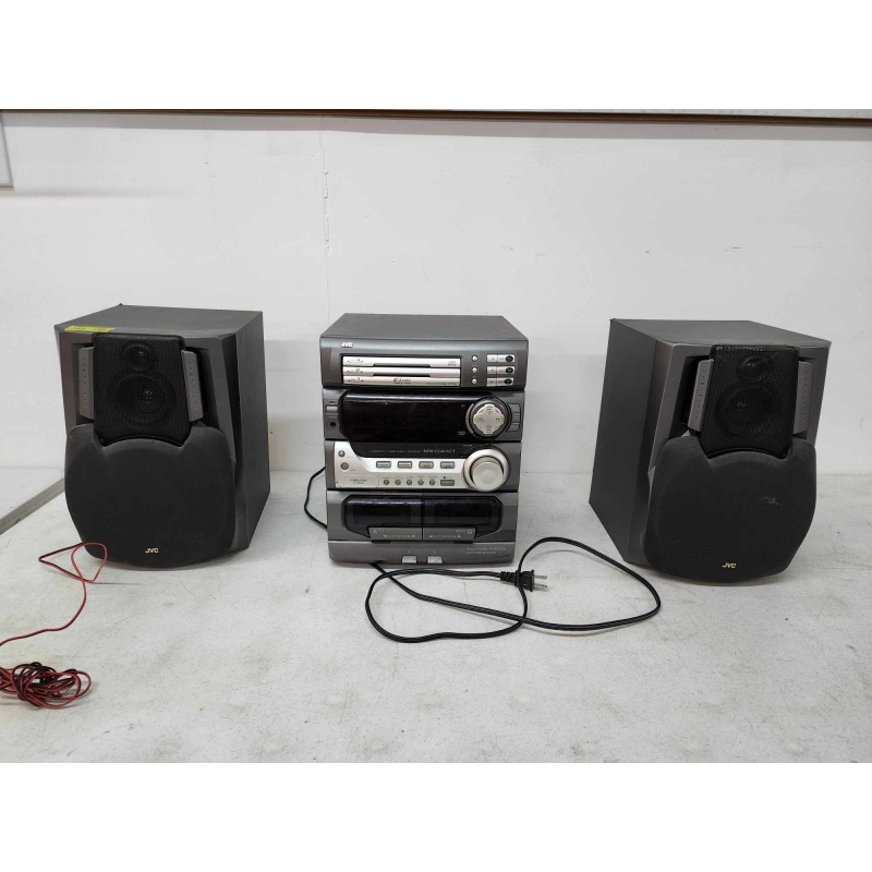 JVC Cassette and CD player Speaker System  137-16