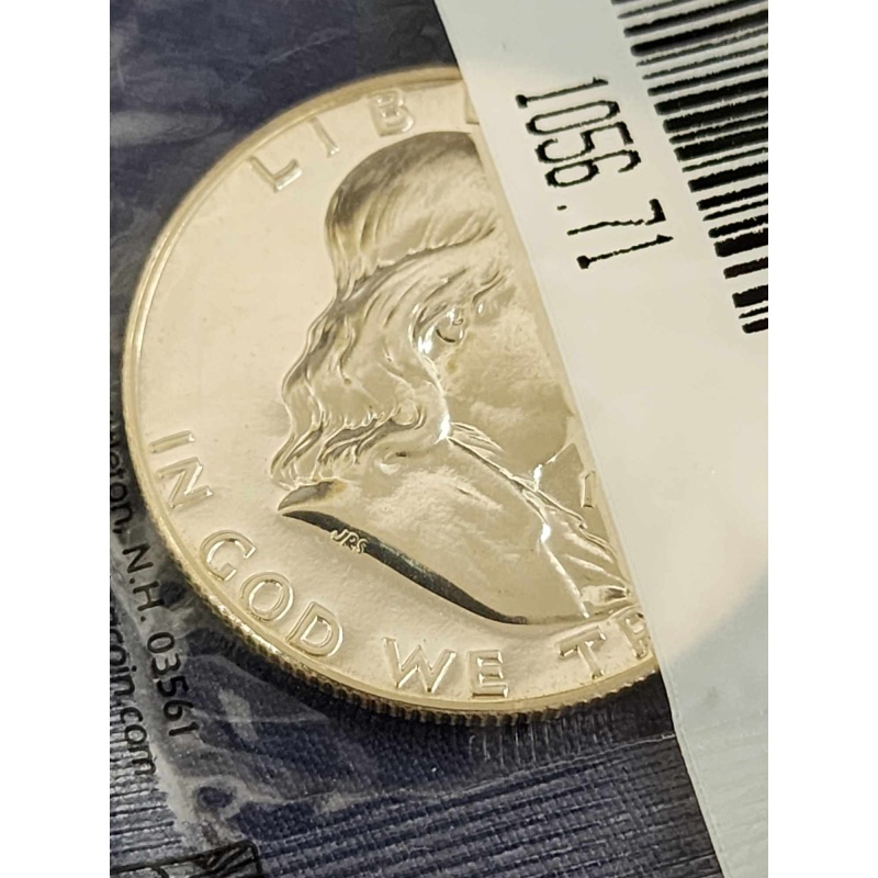 1962 Ben Franklin Half Dollar ch proof 63 o-13
