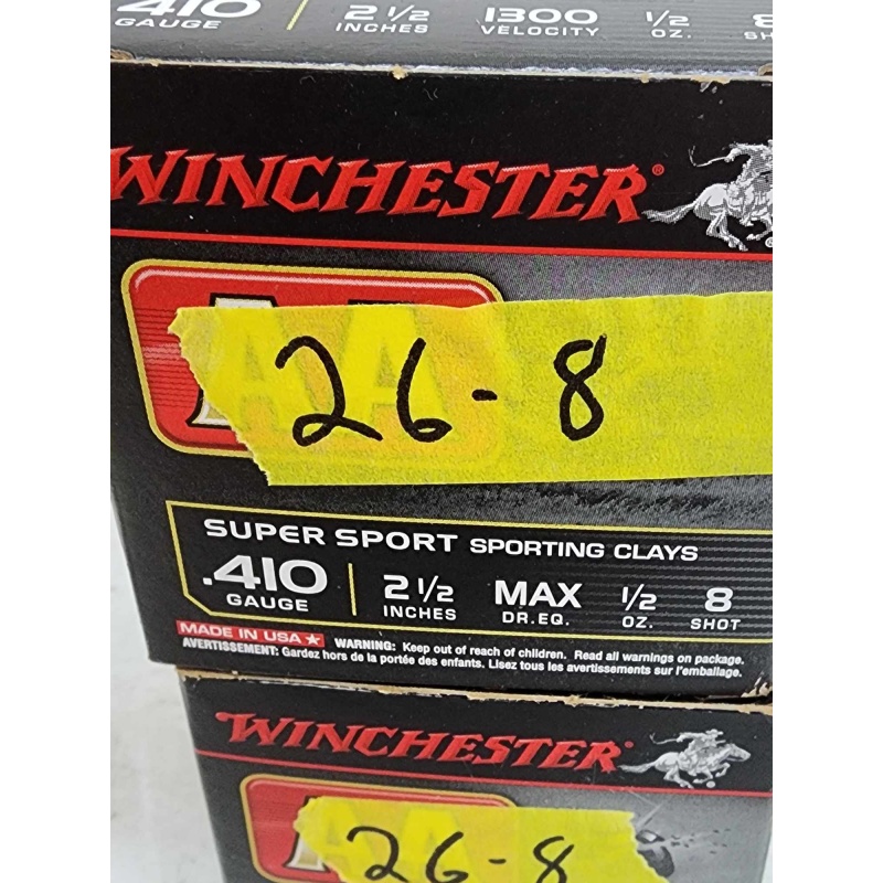 50 .410 Winchester Shotgun Shells 26-8