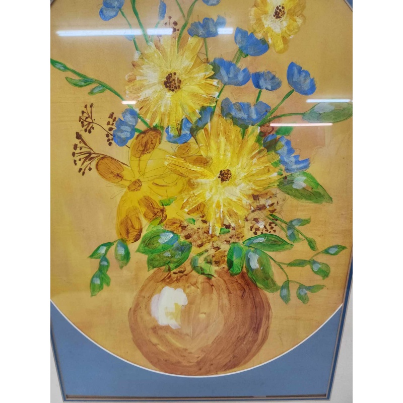 Framed Flower Art  137-18