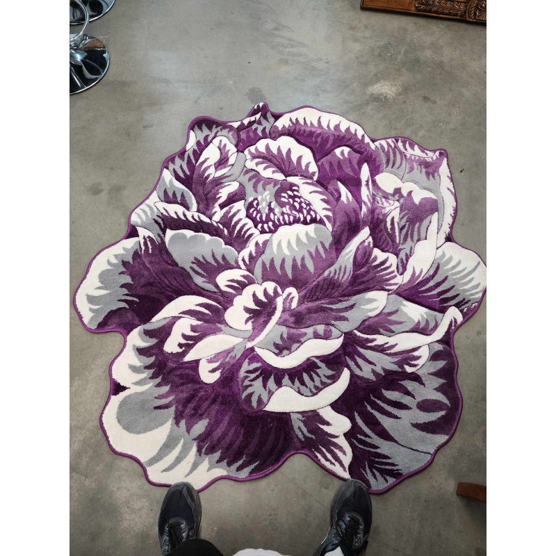 Flower rug. 4-20