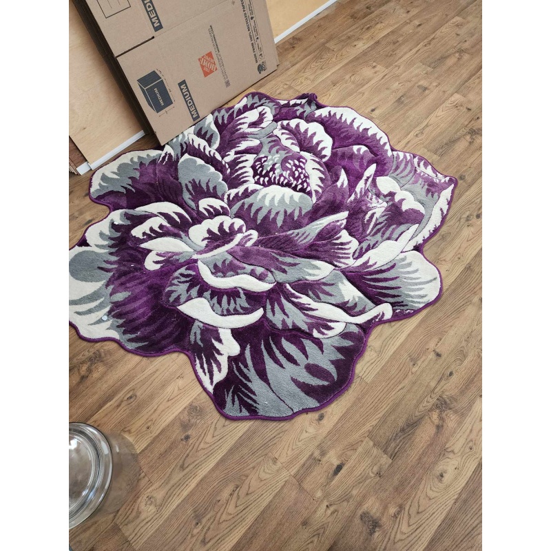 Flower rug. 4-20