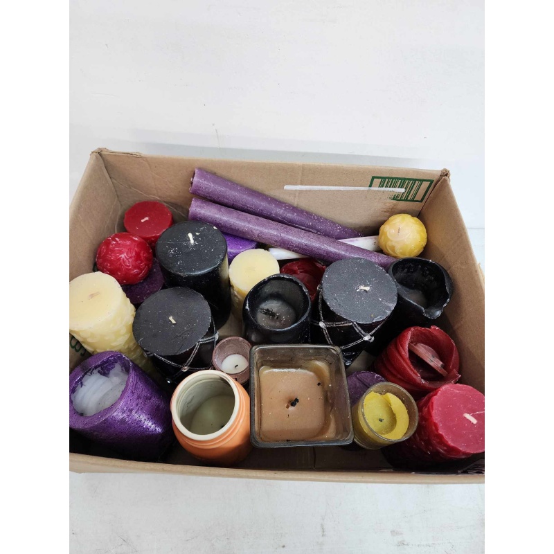 box of candles 26-37