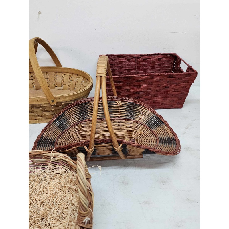 collections of wicker baskets. 13-4