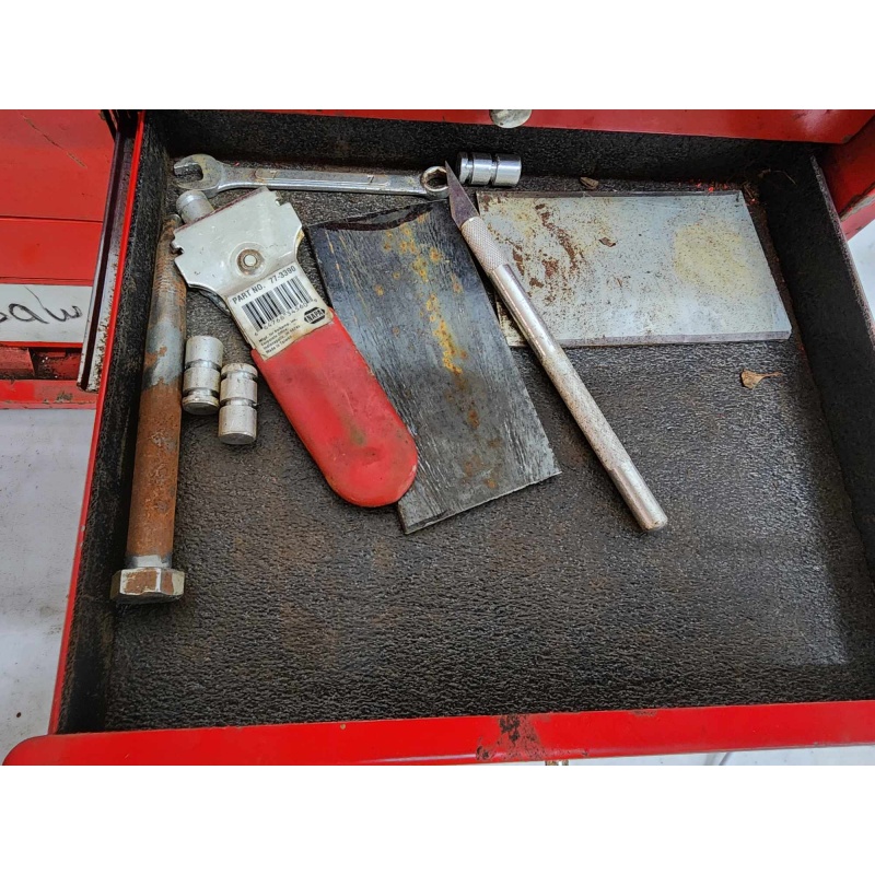 Toolbox of tools drill bits and more. G-14