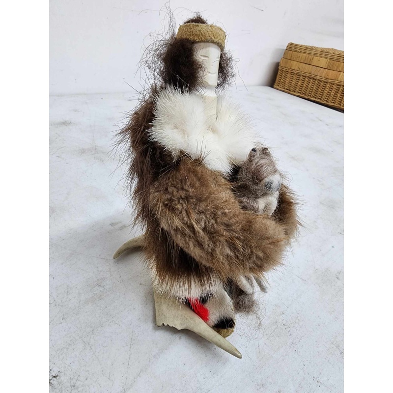 Handmade native doll. 25-4