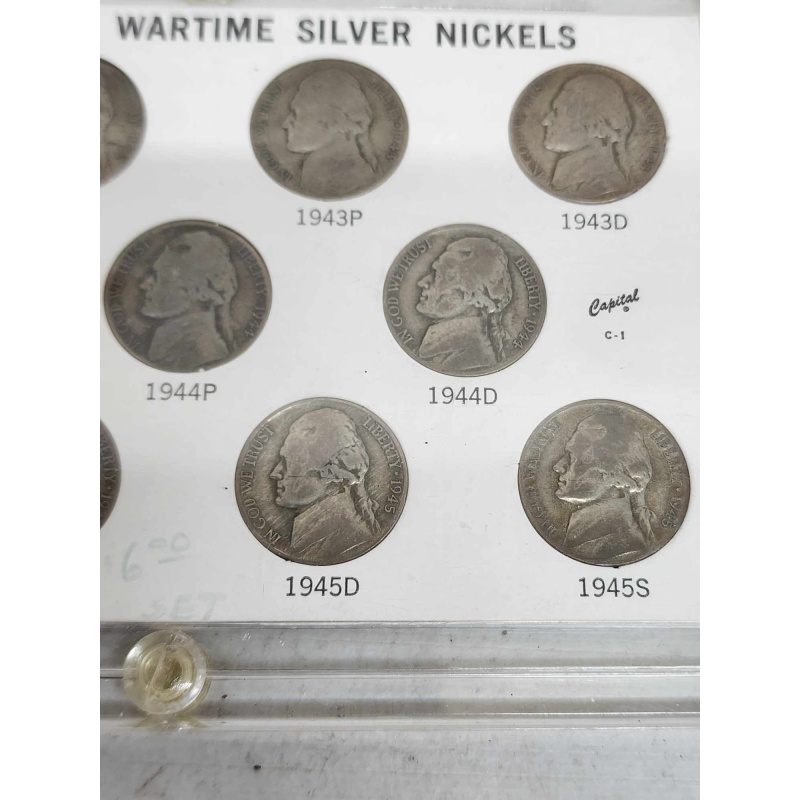 Silver war nickels. 25-8