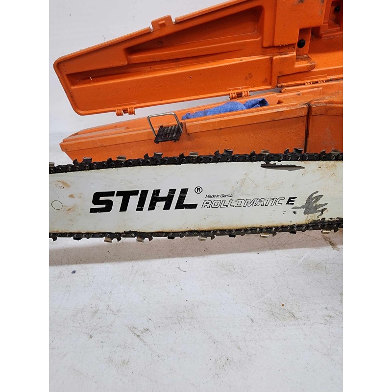 Stihl chainsaw with hardcase. 26-50