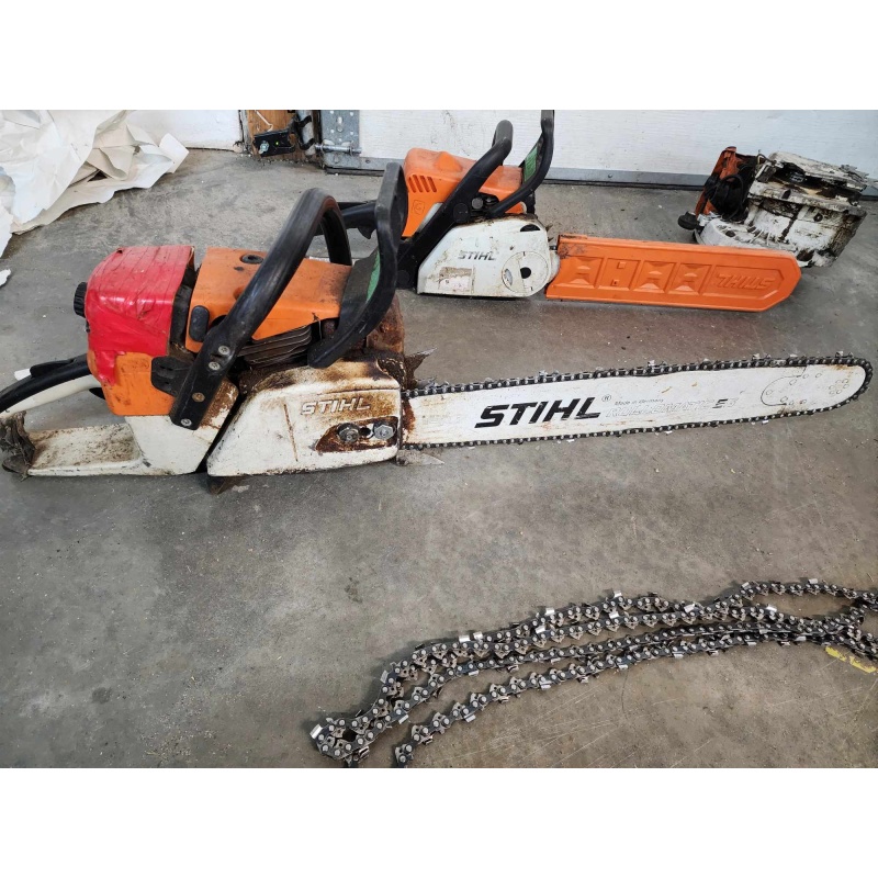 Stihl chainsaws and parts. A-7
