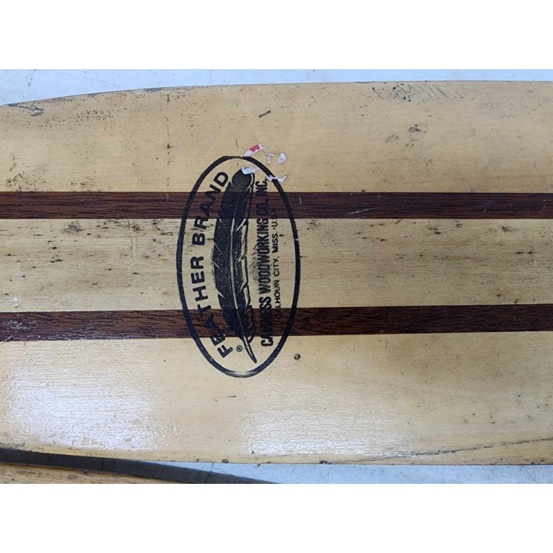 pair of wooden paddles. D-88