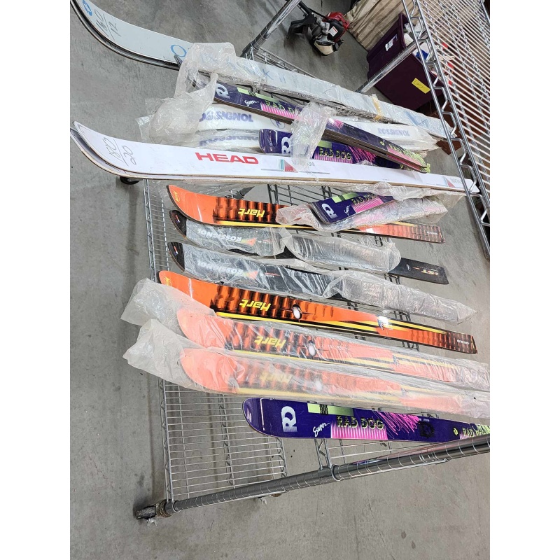shelf of skis. D-87