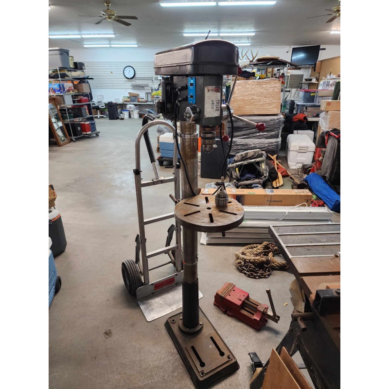 Drill press with vice. A-10