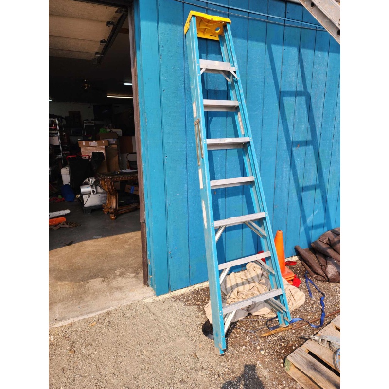 blue werner ladder. A-3
